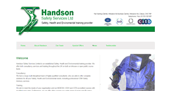 Desktop Screenshot of handson-safety-services.co.uk