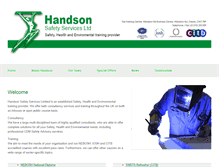 Tablet Screenshot of handson-safety-services.co.uk